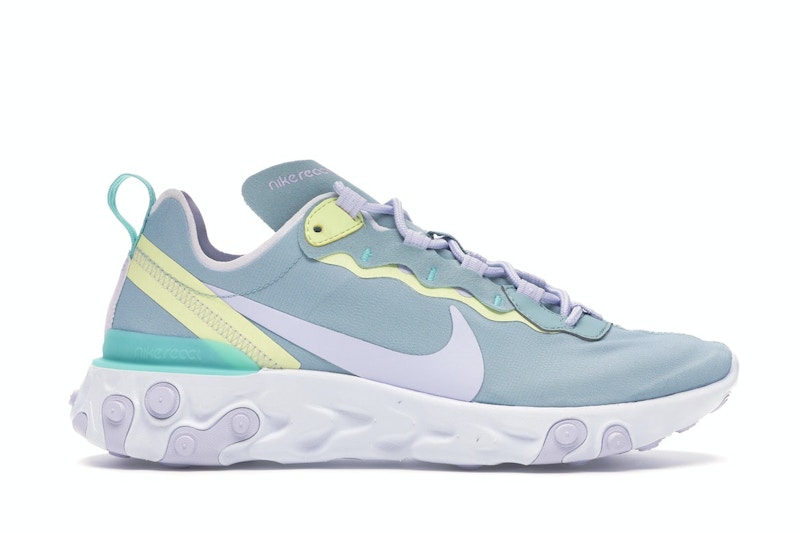 Ciabatte nike react element blu top