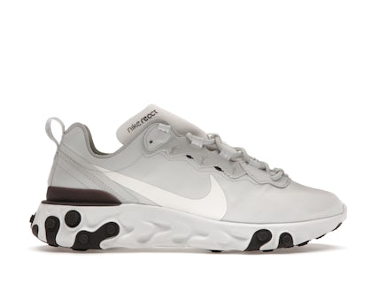 Nike React Element 55 Pure Platinum Thunder Grey Men's BQ6166