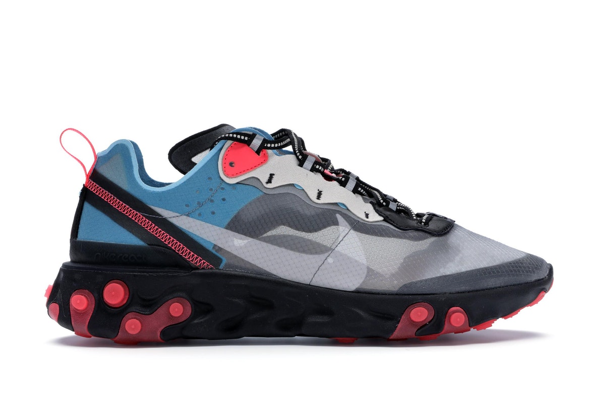 Nike React Element 87 Blue Chill Solar Red Men's - AQ1090-006 - US