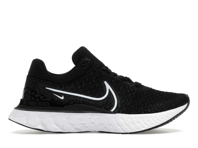 Nike React Infinity Run Flyknit 3 Black White Women s DD3024 001 US