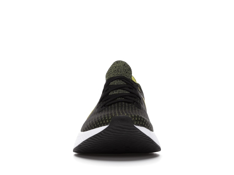 Nike React Infinity Run Flyknit Black Sonic Yellow