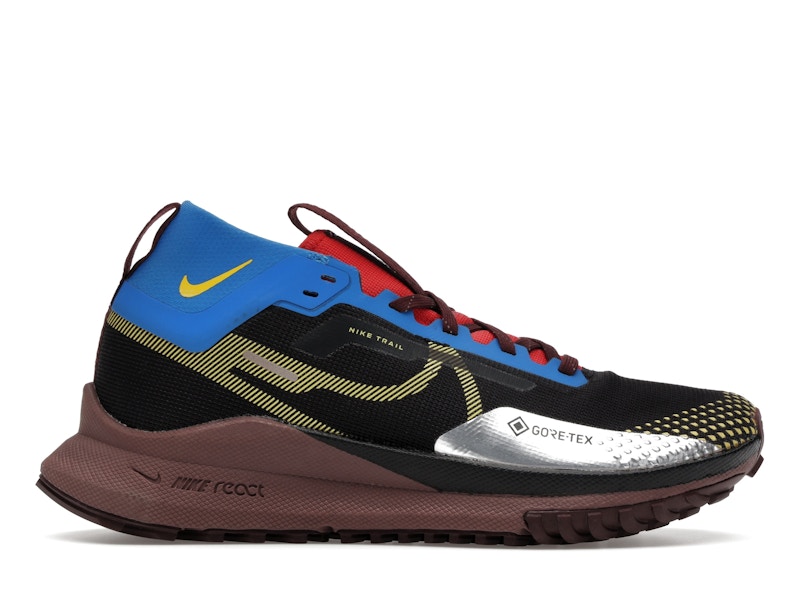 ナイキ　グラブ Nike React Pegasus Trail 4 Gore-Tex Black Vivid Sulfur (Women's