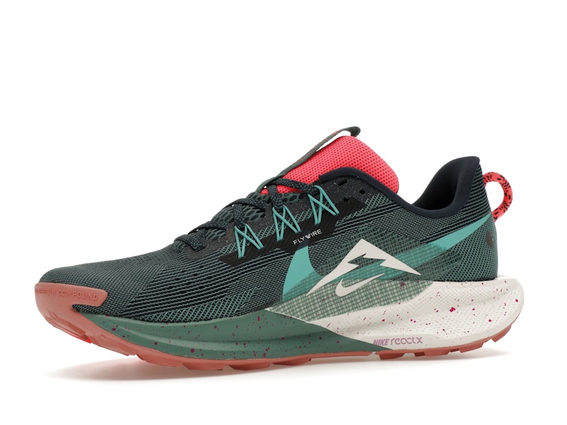 Nike React Pegasus Trail 5 Armory Navy Vivid Grape Green Frost Phantom