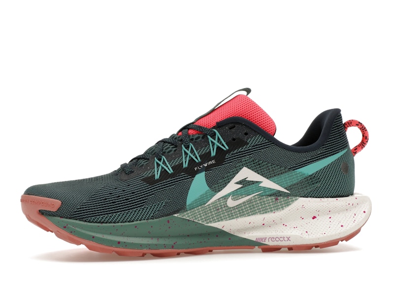 Nike React Pegasus Trail 5 Armory Navy Vivid Grape Green Frost Phantom
