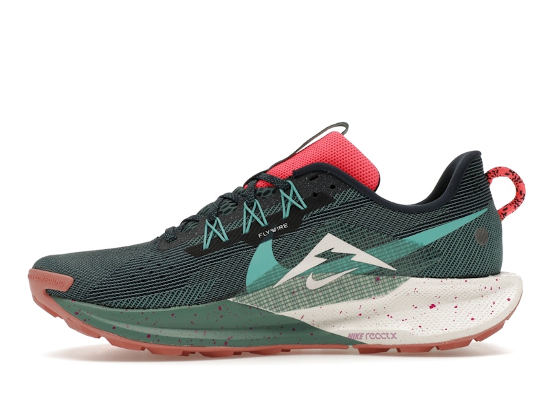Nike React Pegasus Trail 5 Armory Navy Vivid Grape Green Frost Phantom