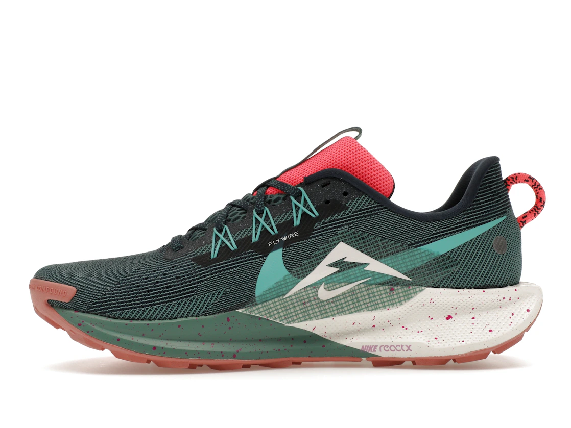 Nike React Pegasus Trail 5 Armory Navy Vivid Grape Green Frost Phantom
