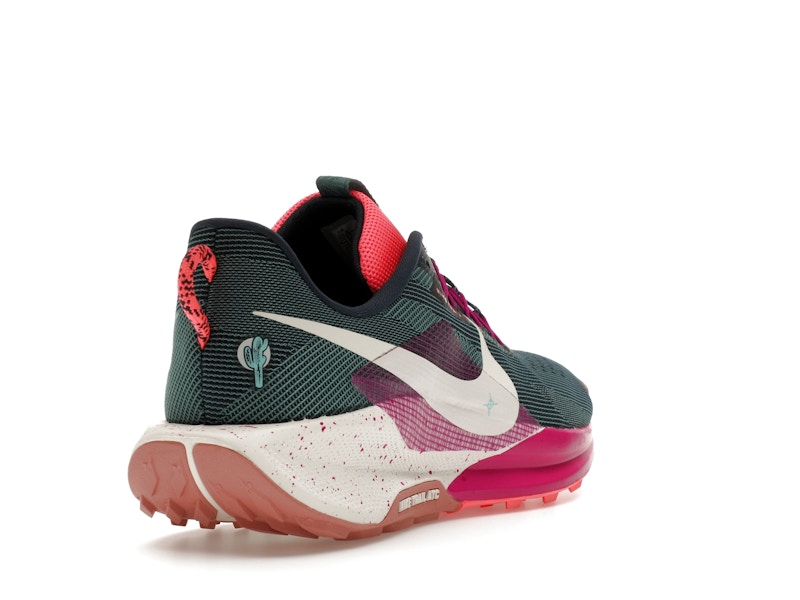 Nike React Pegasus Trail 5 Armory Navy Vivid Grape Green Frost Phantom
