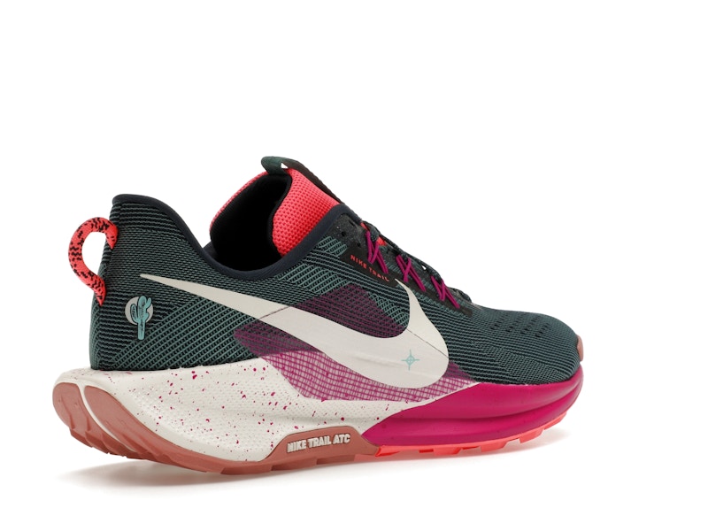 Nike React Pegasus Trail 5 Armory Navy Vivid Grape Green Frost Phantom