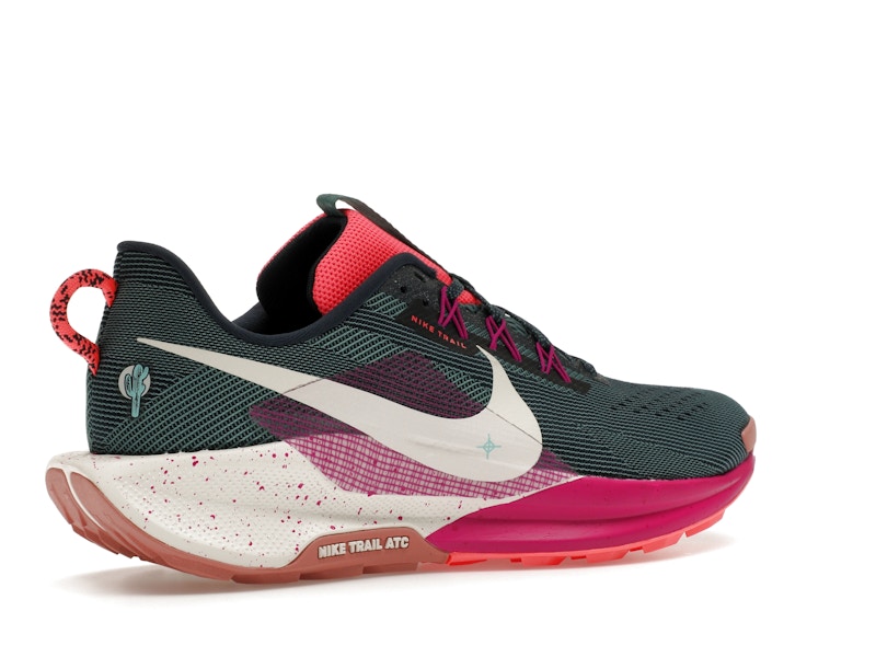 Nike React Pegasus Trail 5 Armory Navy Vivid Grape Green Frost Phantom