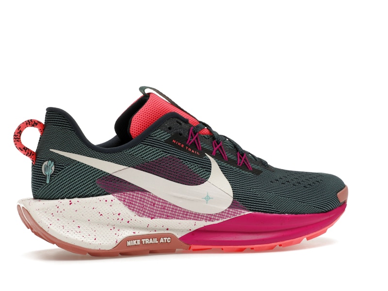 Nike React Pegasus Trail 5 Armory Navy Vivid Grape Green Frost Phantom