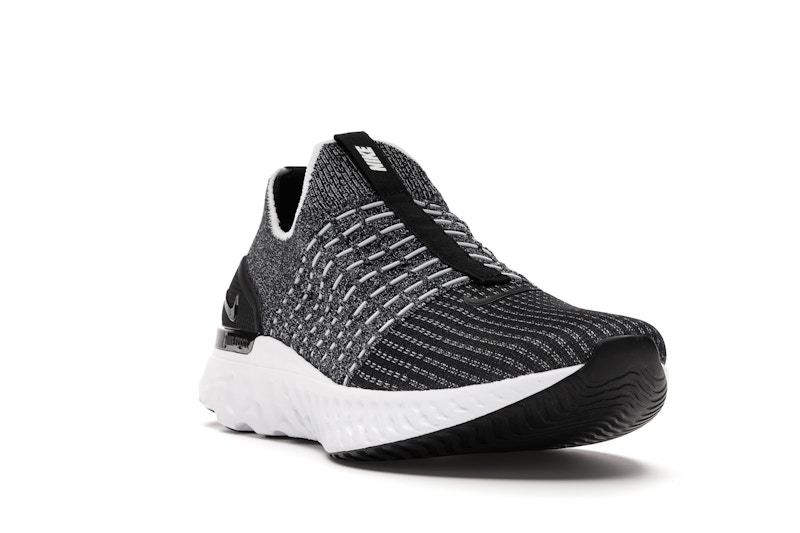 Nike React Phantom Run Flyknit 2 Black White Blend