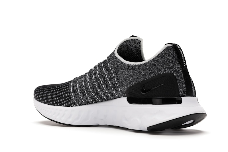 Nike React Phantom Run Flyknit 2 Black White Blend