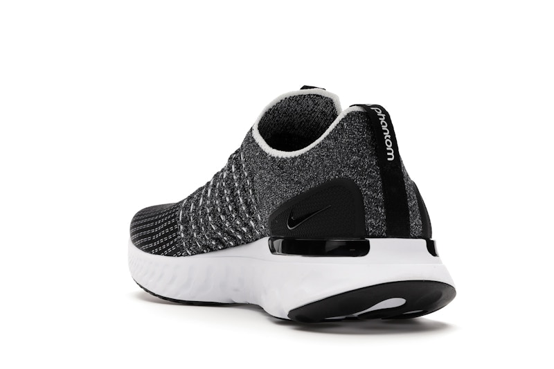 Nike React Phantom Run Flyknit 2 Black White Blend