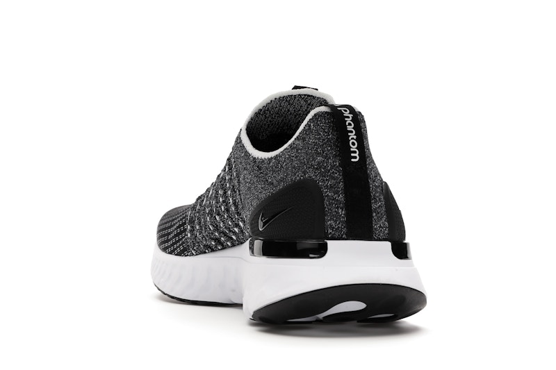Nike React Phantom Run Flyknit 2 Black White Blend