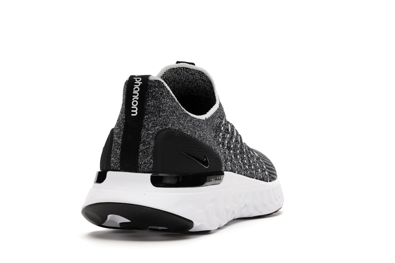 Nike React Phantom Run Flyknit 2 Black White Blend