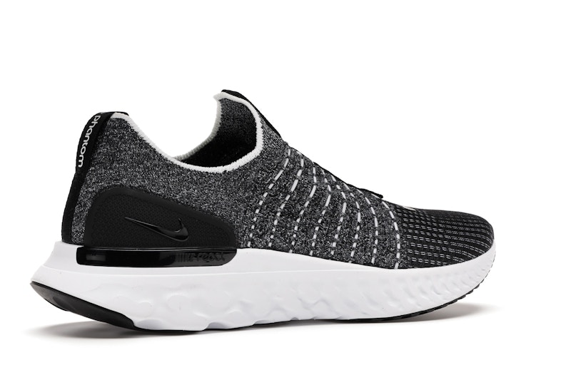 Nike React Phantom Run Flyknit 2 Black White Blend
