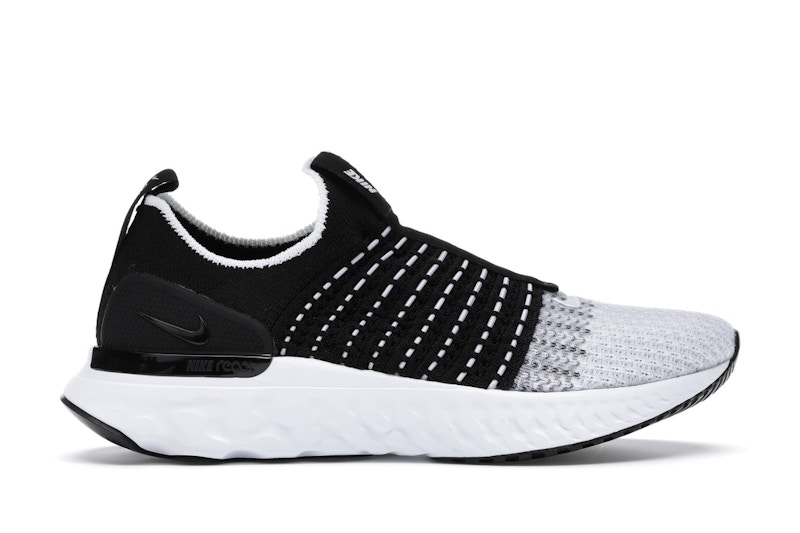 Nike React Phantom Run Flyknit 2 Black White Women s CJ0280