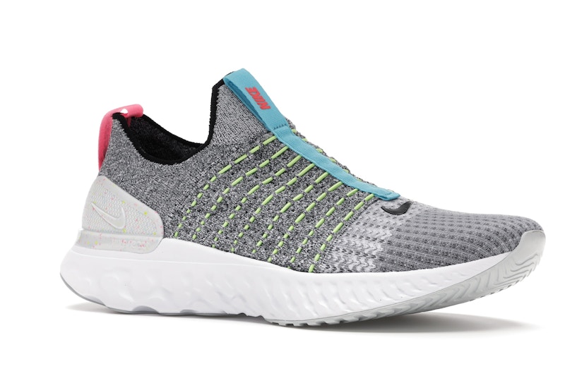 Nike react phantom run flyknit 2 flash crimson baltic blue Clearance