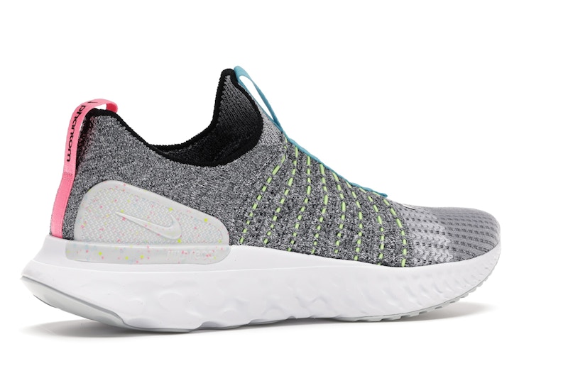 Nike react phantom run flyknit 2 flash crimson baltic blue Clearance