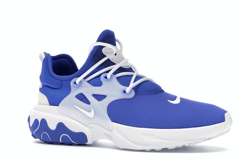 Blue and white presto react clearance