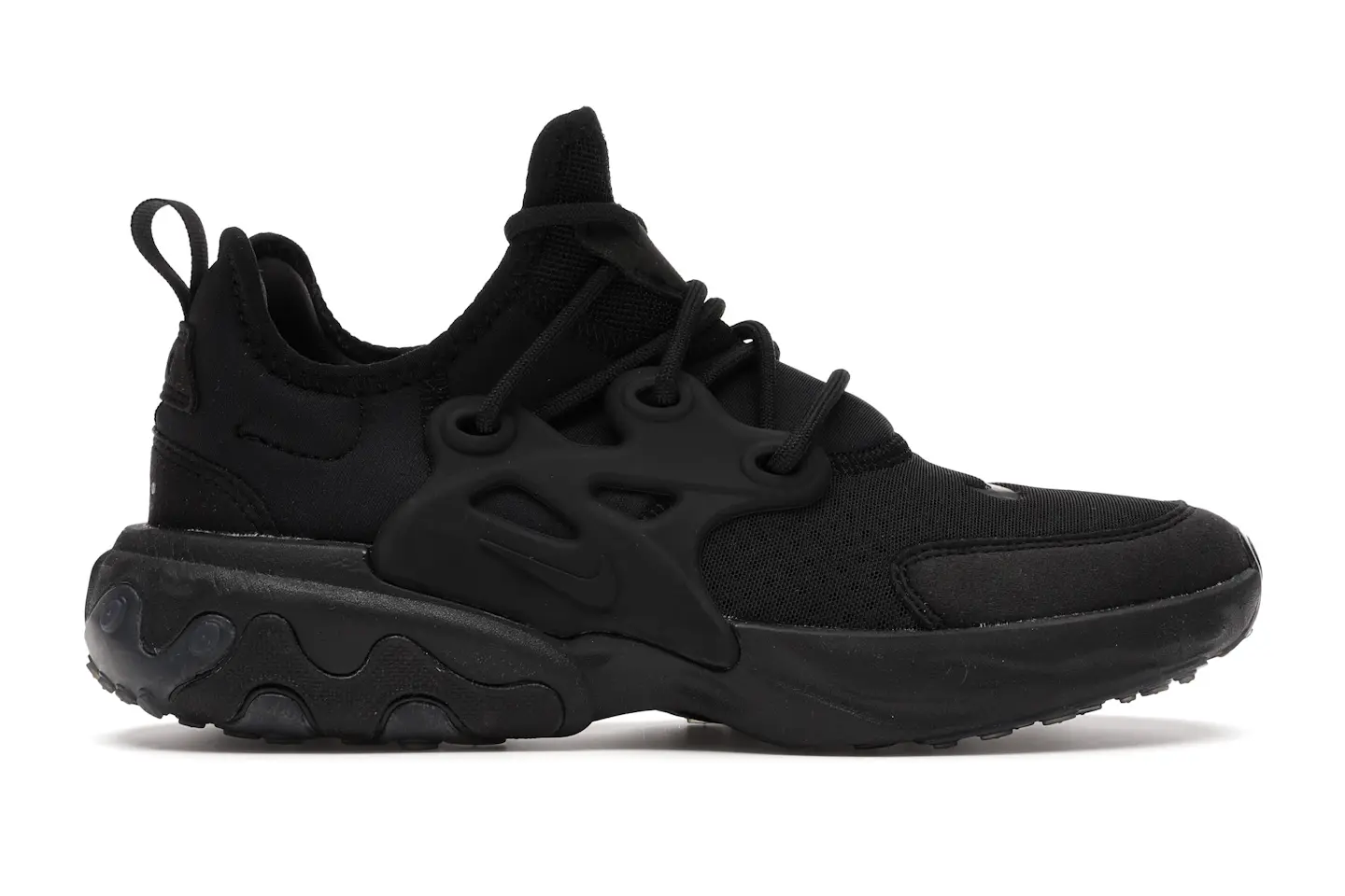 Nike React Presto Triple Black (GS) Kids' - BQ4002-005 - US
