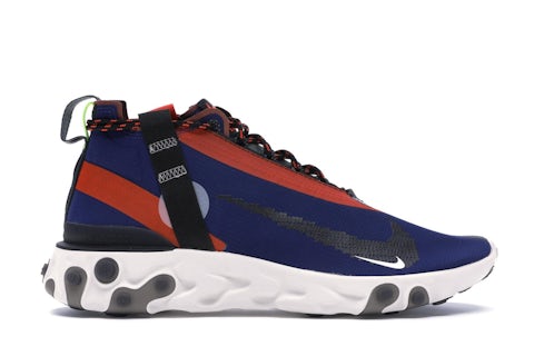 Nike React Runner Mid WR ISPA Bleu Void Team Orange Homme Style