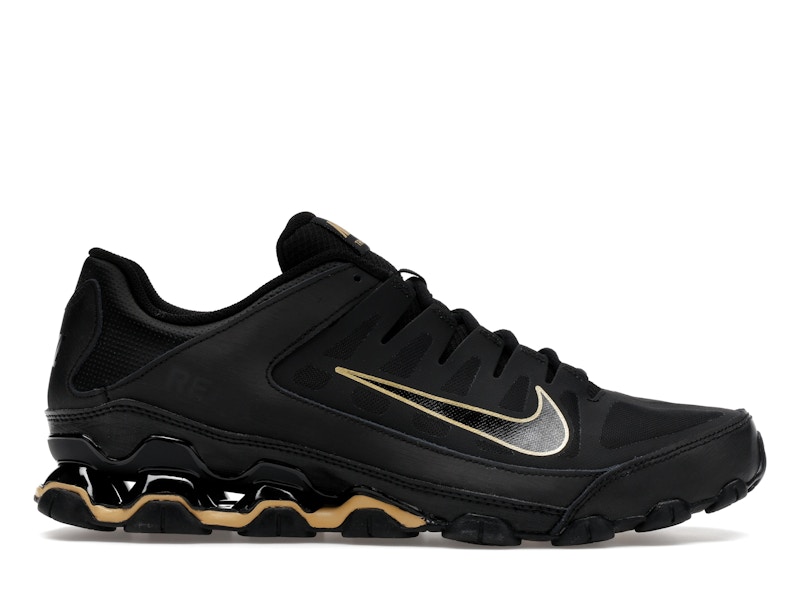 nike reax black gold