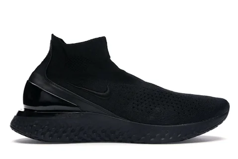 Nike Rise React Flyknit Triple Black Men's - AV5554-003 - US
