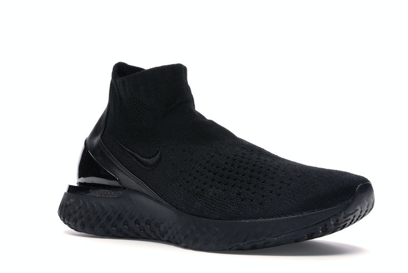 Triple black rise react flyknit clearance