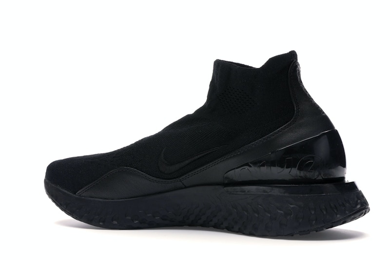 Triple black rise react flyknit clearance