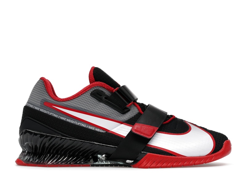 Nike Romaleos 4 Black White University Red Men's - CD3463-003 - US
