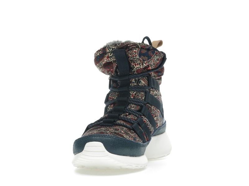 Nike Roshe Run Hi Sneakerboot QS Liberty of London Armory Navy (Women's)