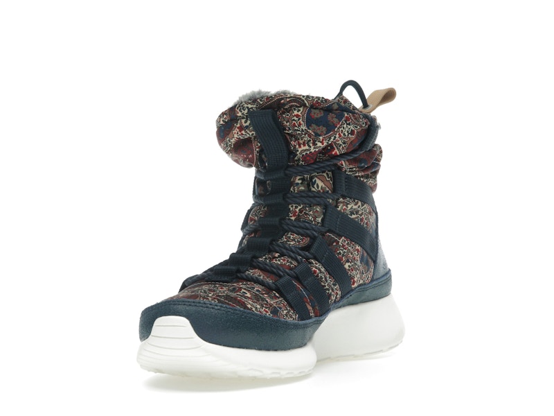 Nike Roshe Run Hi Sneakerboot QS Liberty of London Armory Navy (Women's)