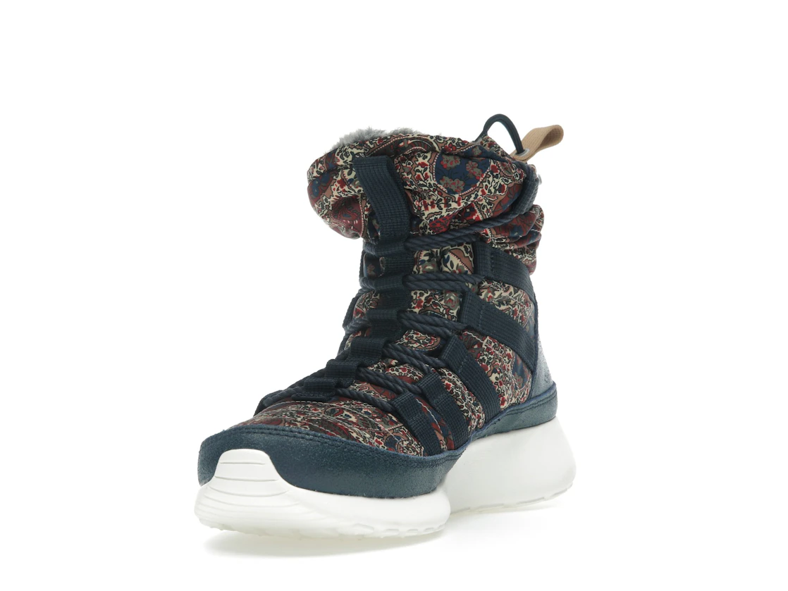 Nike Roshe Run Hi Sneakerboot QS Liberty of London Armory Navy (Women's)