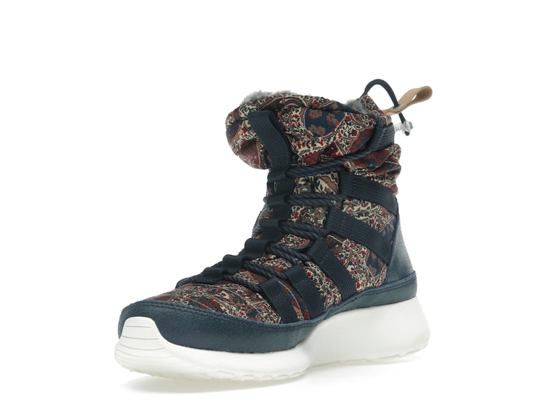 Nike Roshe Run Hi Sneakerboot QS Liberty of London Armory Navy (Women's)