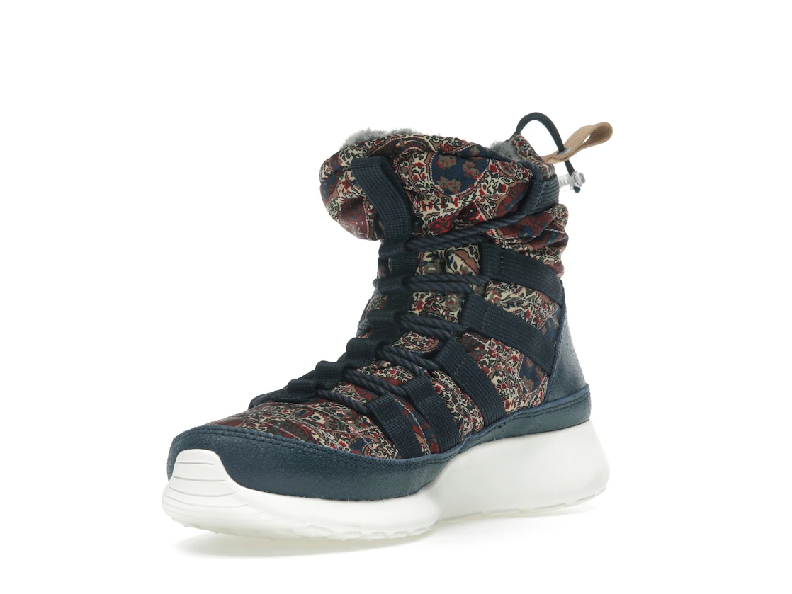 Nike Roshe Run Hi Sneakerboot QS Liberty of London Armory Navy (Women's)