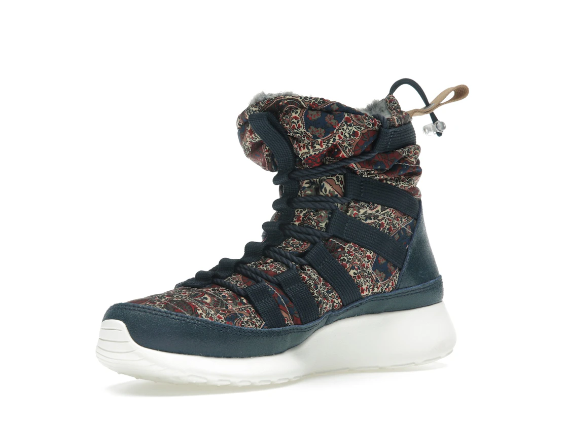 Nike Roshe Run Hi Sneakerboot QS Liberty of London Armory Navy (Women's)