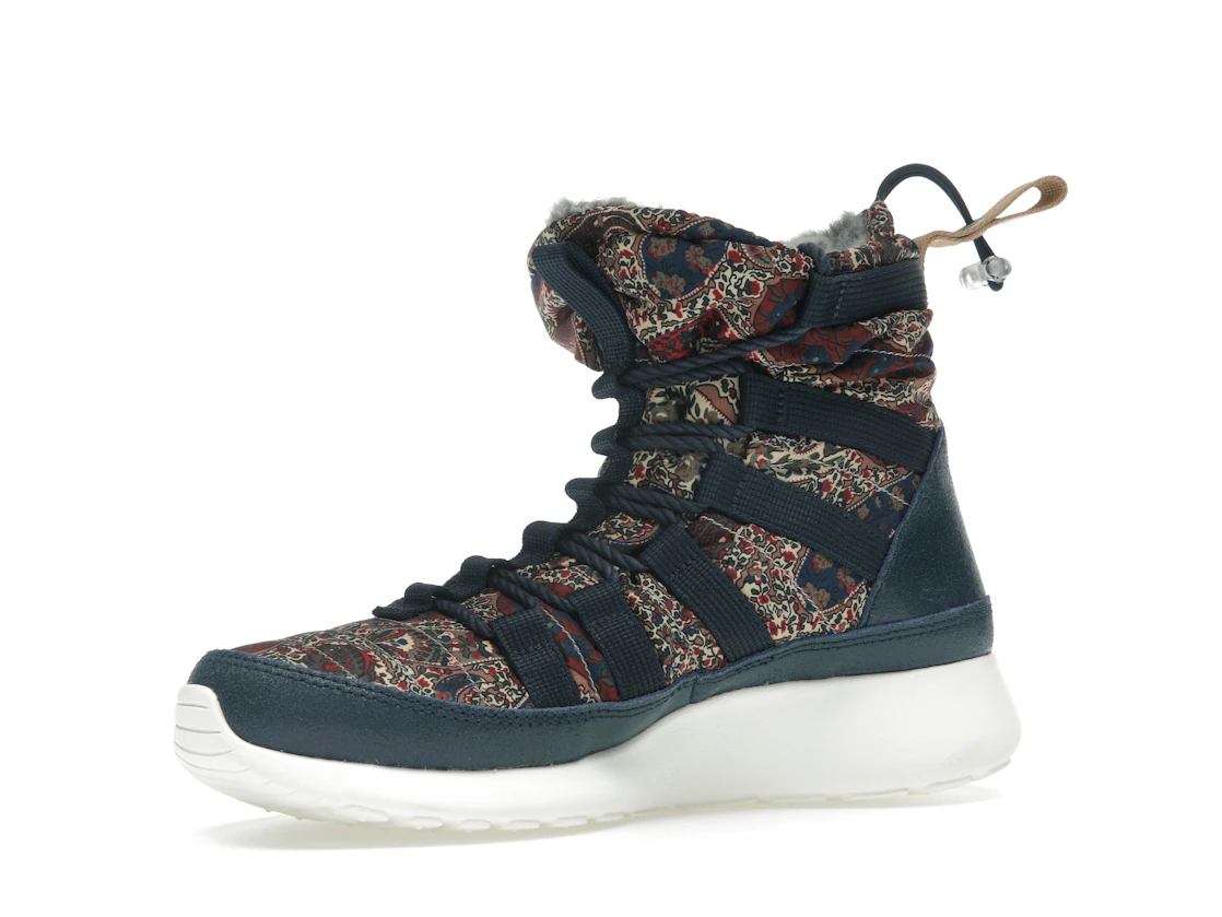 Nike Roshe Run Hi Sneakerboot QS Liberty of London Armory Navy (Women's)