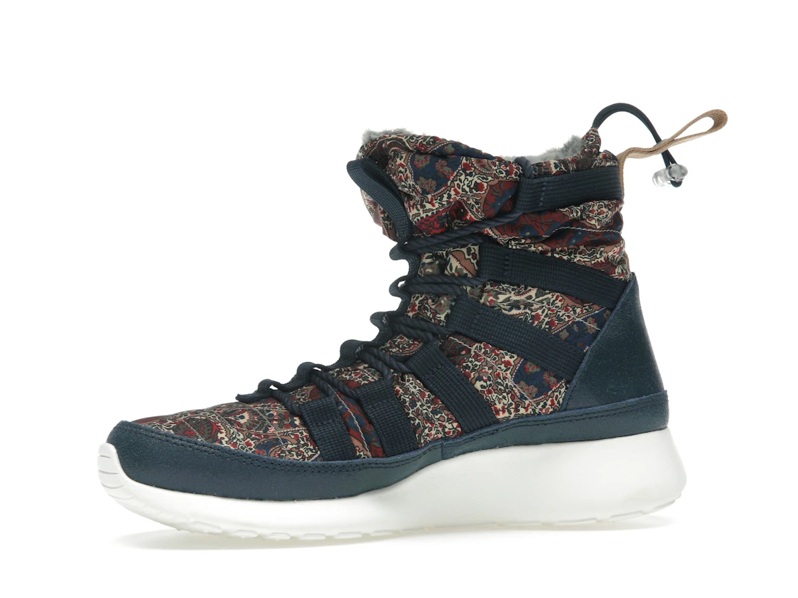 Nike Roshe Run Hi Sneakerboot QS Liberty of London Armory Navy (Women's)