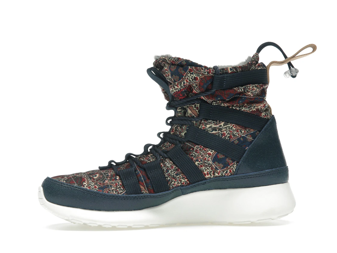 Nike Roshe Run Hi Sneakerboot QS Liberty of London Armory Navy (Women's)