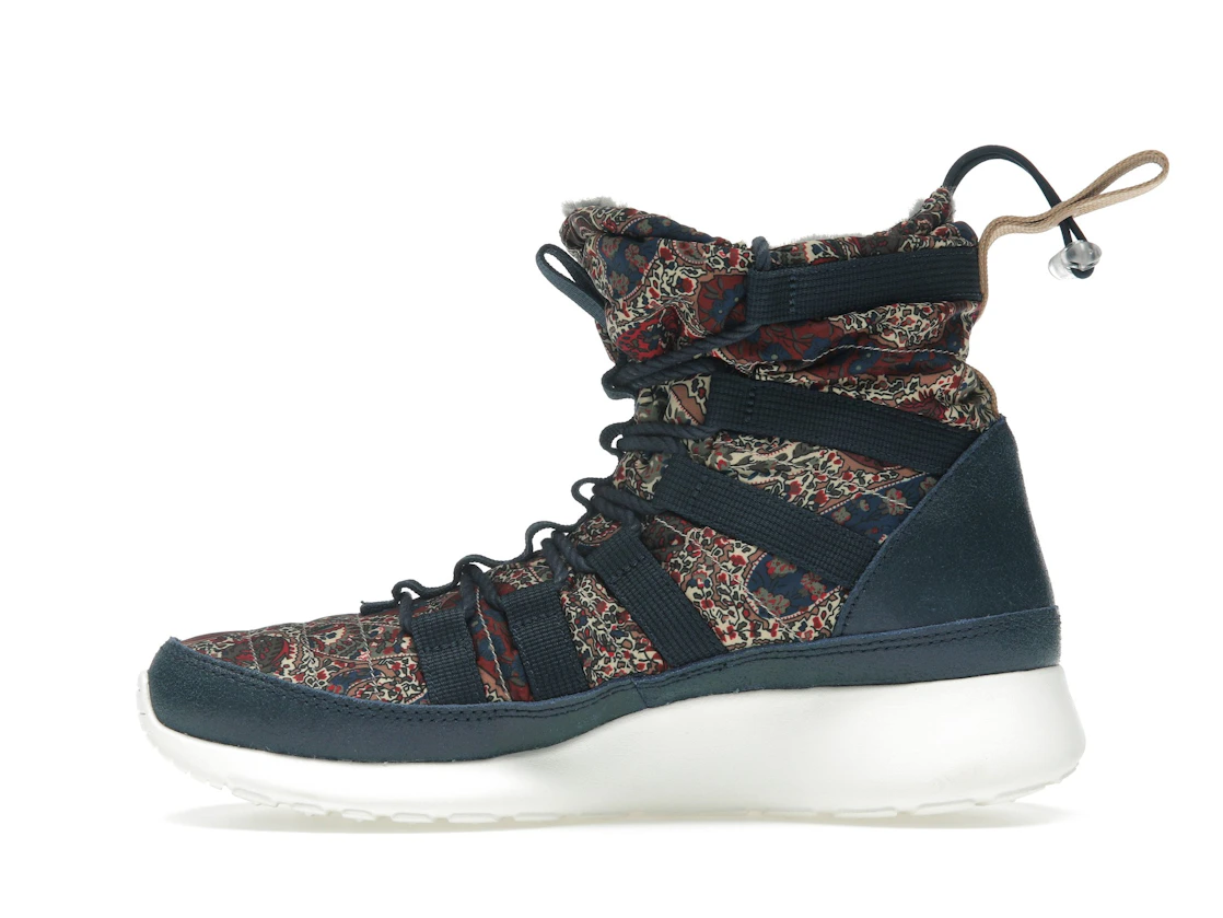 Nike Roshe Run Hi Sneakerboot QS Liberty of London Armory Navy (Women's)