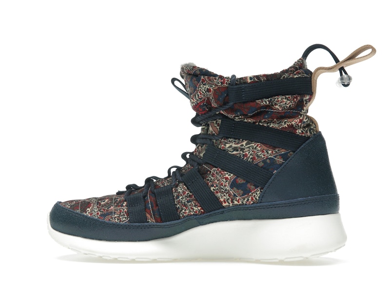 Nike Roshe Run Hi Sneakerboot QS Liberty of London Armory Navy (Women's)