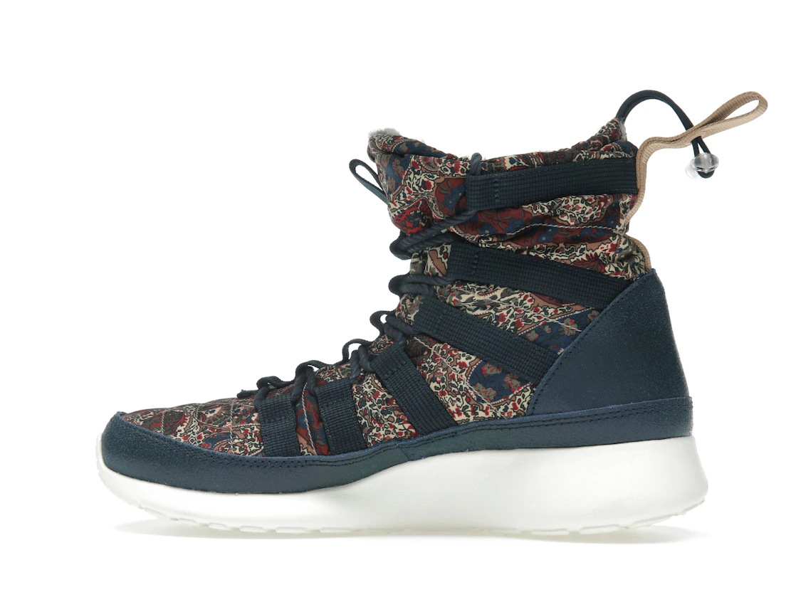 Nike Roshe Run Hi Sneakerboot QS Liberty of London Armory Navy (Women's)
