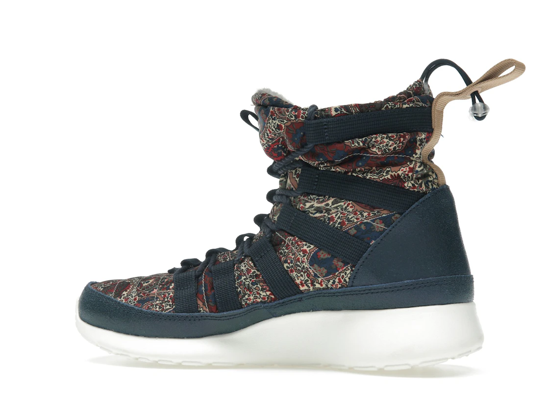 Nike Roshe Run Hi Sneakerboot QS Liberty of London Armory Navy (Women's)