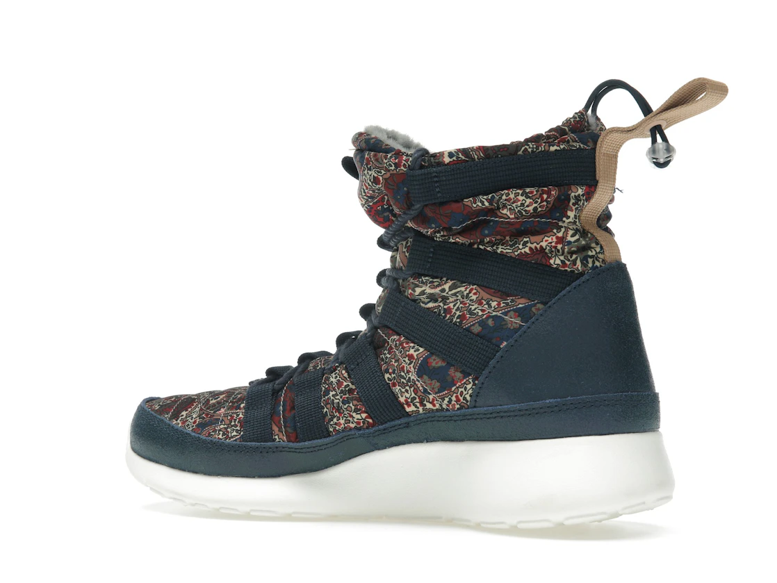Nike Roshe Run Hi Sneakerboot QS Liberty of London Armory Navy (Women's)