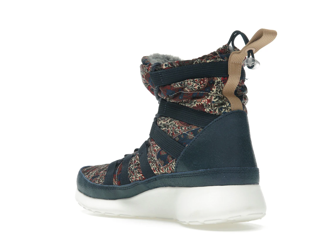 Nike Roshe Run Hi Sneakerboot QS Liberty of London Armory Navy (Women's)