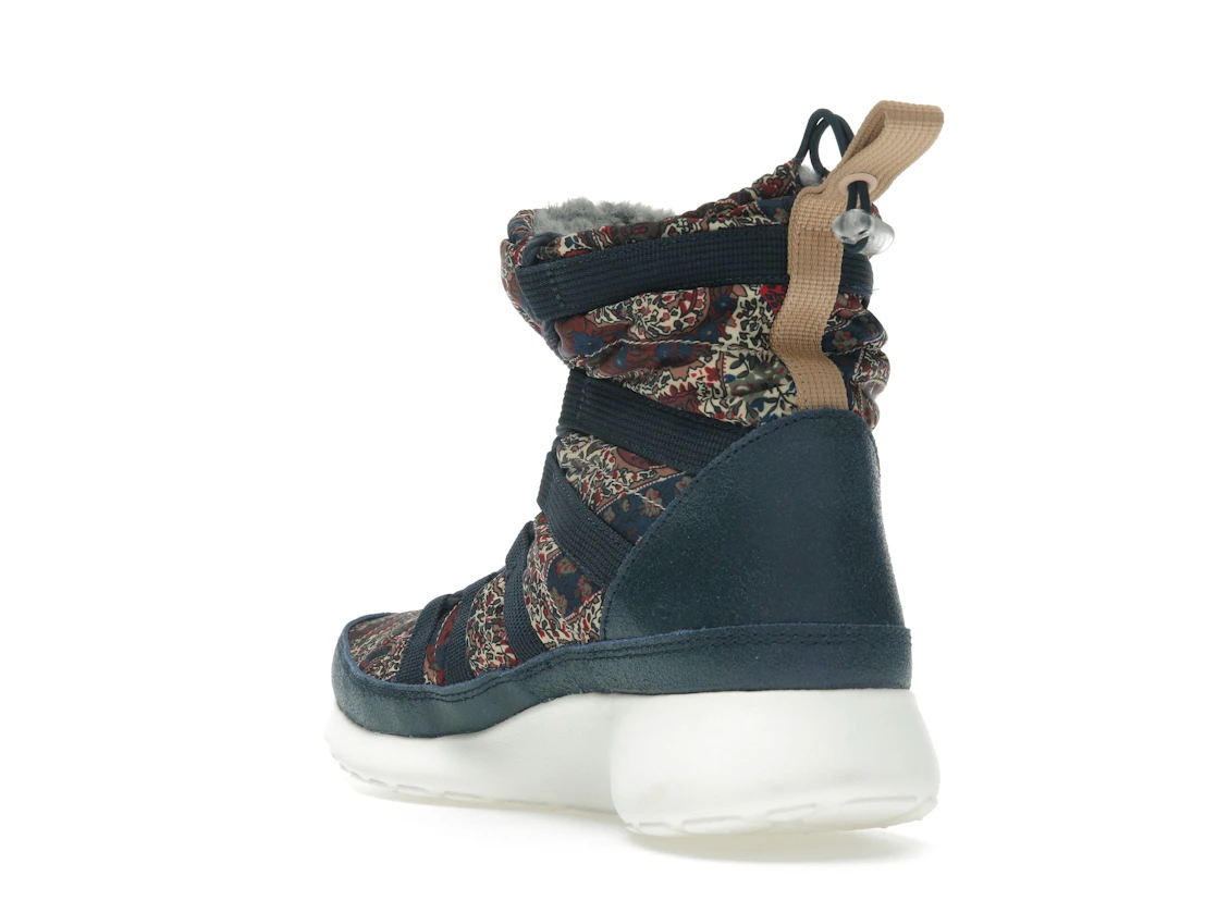 Nike Roshe Run Hi Sneakerboot QS Liberty of London Armory Navy (Women's)