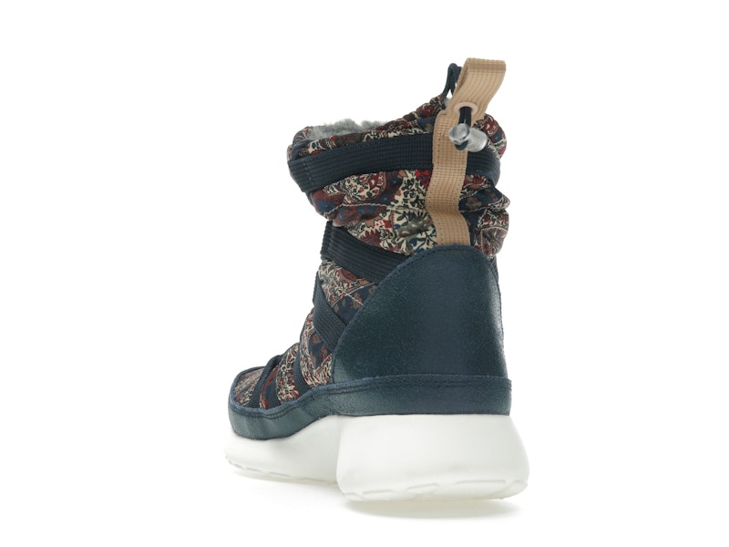 Nike Roshe Run Hi Sneakerboot QS Liberty of London Armory Navy (Women's)