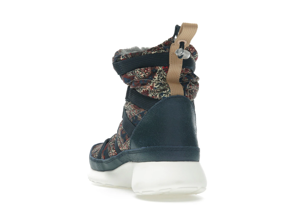 Nike Roshe Run Hi Sneakerboot QS Liberty of London Armory Navy (Women's)