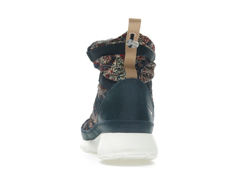 Nike Roshe Run Hi Sneakerboot QS Liberty of London Armory Navy (Women's)
